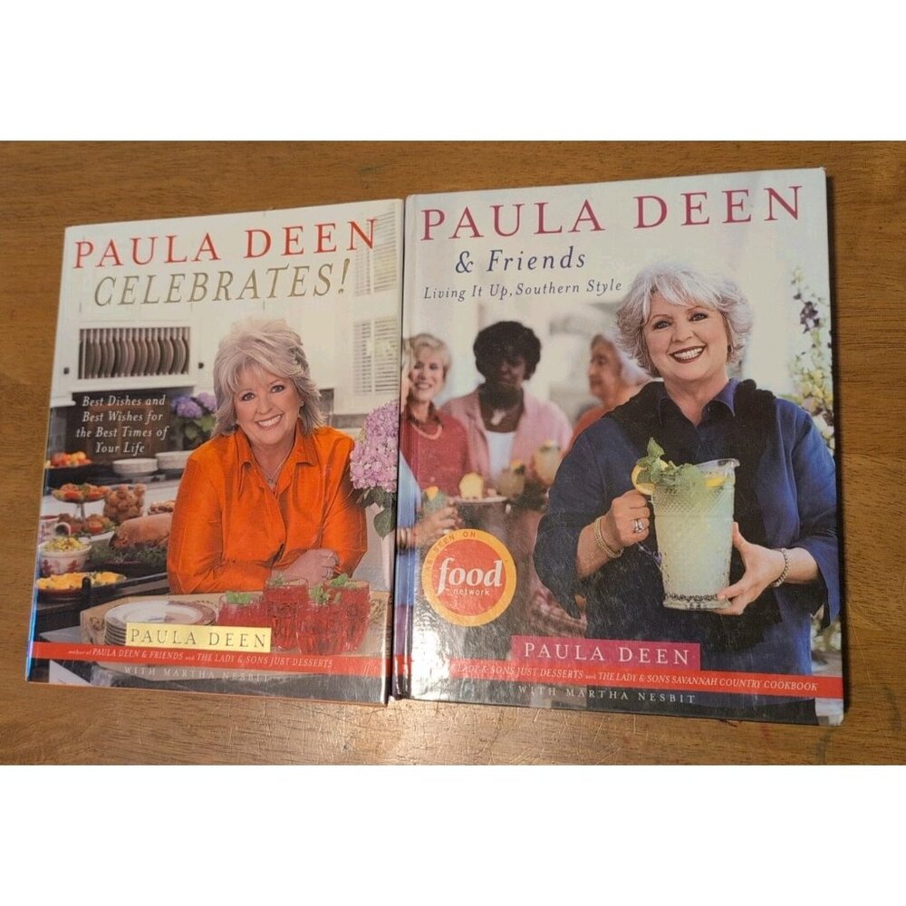 Bundle Cookbooks Paula Deen Celebrates  Autographed/signed & Southern Style READ